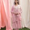 Pink Anarkali Dress Set 1 Pink Anarkali Dress Set -ZAZU Clothing Shop ktp031