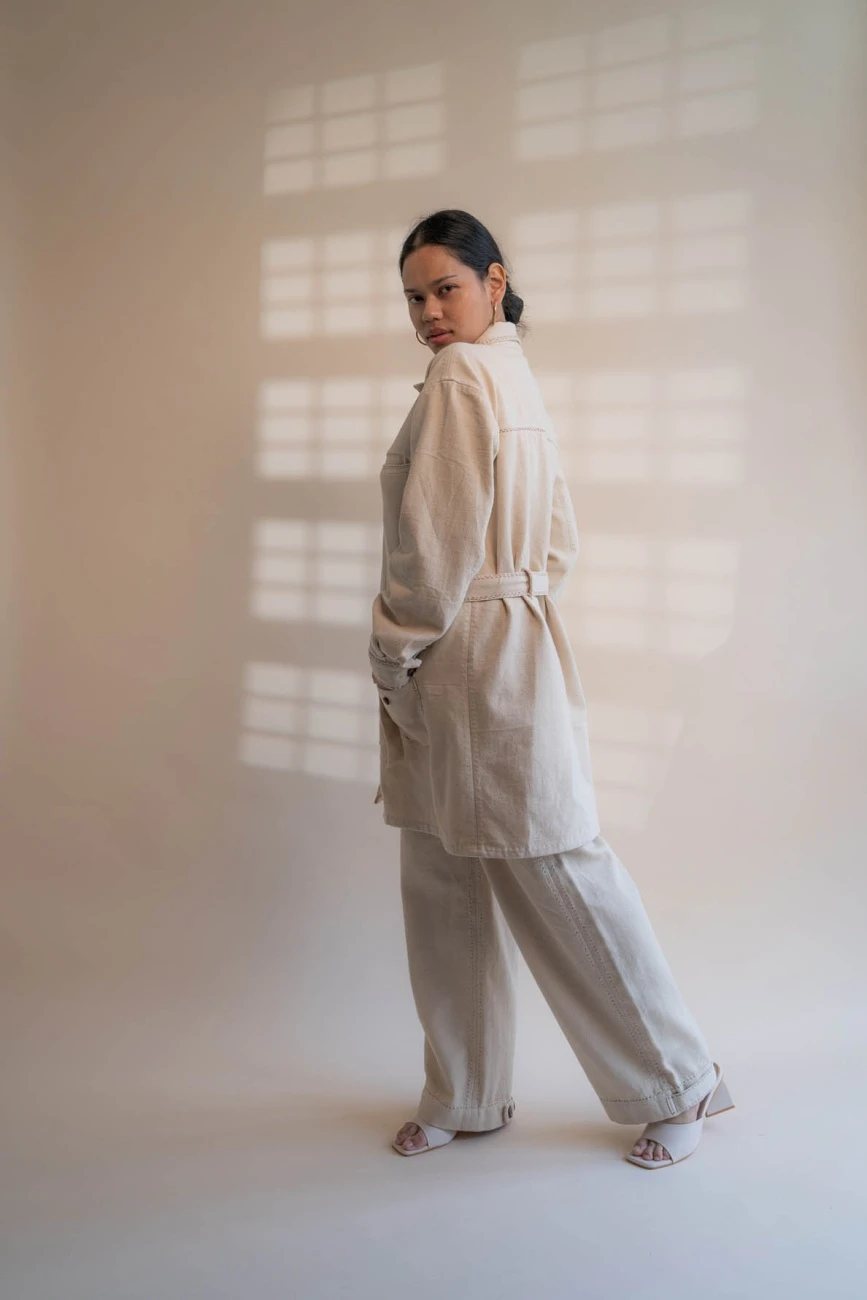 Dawning Denim Dress & Patch Pocket Pants Set 9 Dawning Denim Dress & Patch Pocket Pants Set - Image 7