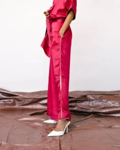 Rasp Set ( Gathered Dress+ Pleatted Pant) -ZAZU Clothing Shop ofrcordpop303