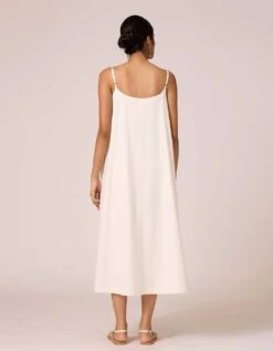 Off White Pele Slip Dress -ZAZU Clothing Shop peleslipdressxsb