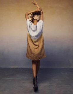 Blue Block Dress -ZAZU Clothing Shop pny03blkdrs308fb