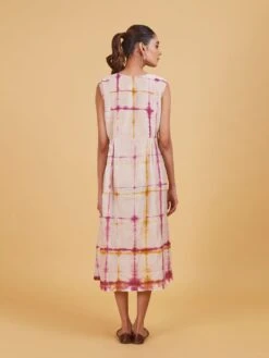 Musturd Sqaure Dress -ZAZU Clothing Shop ptf23793