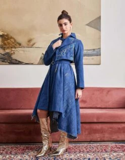 Phoenix Denim Jacket & Dress Set -ZAZU Clothing Shop pz23c714153