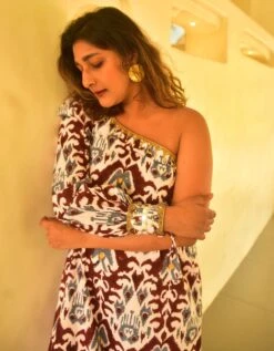 Parveen Dress With Belt -ZAZU Clothing Shop ran086b