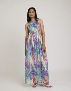 Crystal Cut Out Maxi Dress -ZAZU Clothing Shop rr2685