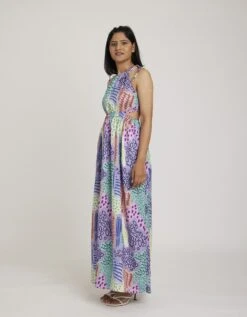 Crystal Cut Out Maxi Dress -ZAZU Clothing Shop rr2686