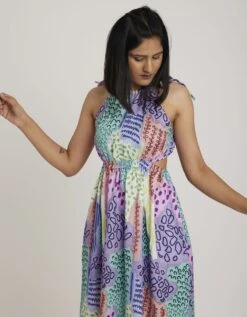 Crystal Cut Out Maxi Dress -ZAZU Clothing Shop rr268b