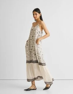 Black Floral Flowy Maxi Dress -ZAZU Clothing Shop rwpc10drrs2403461654