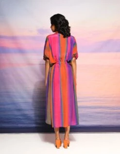 Orange Savera Dress -ZAZU Clothing Shop sadrss3