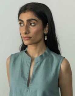 Laid-Back Gathered Dress -ZAZU Clothing Shop sh23w093