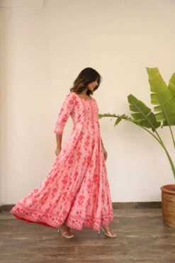 Kali Style Dress -ZAZU Clothing Shop smc2228pnk3