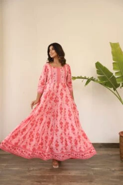 Kali Style Dress -ZAZU Clothing Shop smc2228pnkb