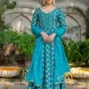 Sapphire Teal Lotus Dress Set -ZAZU Clothing Shop smc2268grn1