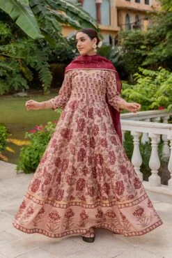 Flamingo Peach Dress Set -ZAZU Clothing Shop smc2278bpch2