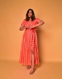 May Wrap Dress -ZAZU Clothing Shop ss1723