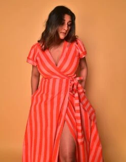 May Wrap Dress -ZAZU Clothing Shop ss1724