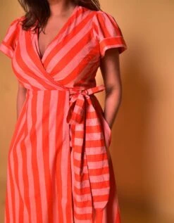 May Wrap Dress -ZAZU Clothing Shop ss1725