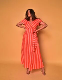 May Wrap Dress -ZAZU Clothing Shop ss1726