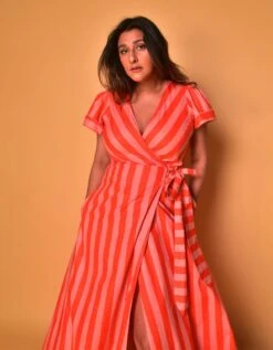 May Wrap Dress -ZAZU Clothing Shop ss172b
