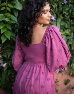 Plum Poppy Dress -ZAZU Clothing Shop swwdr63b 1