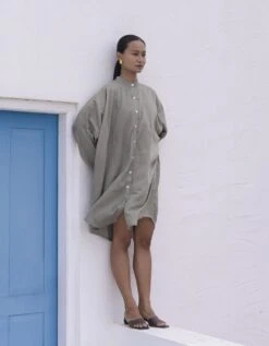 Effortless Elegance Shirt Dress -ZAZU Clothing Shop tittr115b