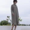 Relaxed Linen Shirt Dress -ZAZU Clothing Shop tittr1181