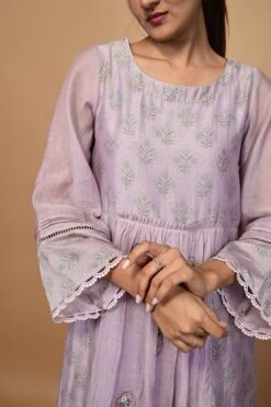 Ballet Girl Dress Lavender Grey -ZAZU Clothing Shop ud0034