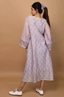 Ballet Girl Dress Lavender Grey -ZAZU Clothing Shop ud003b