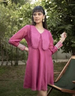 Dusty Pink Dreamer Dress -ZAZU Clothing Shop urbk410001263