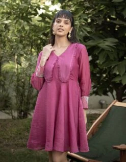 Dusty Pink Dreamer Dress -ZAZU Clothing Shop urbk41000126b