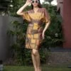 Mustard Milla Dress -ZAZU Clothing Shop urbk410001301