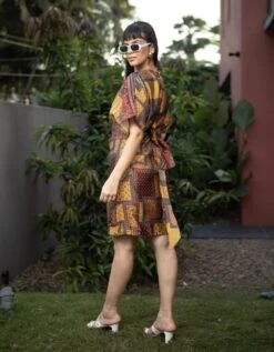 Mustard Milla Dress -ZAZU Clothing Shop urbk410001306